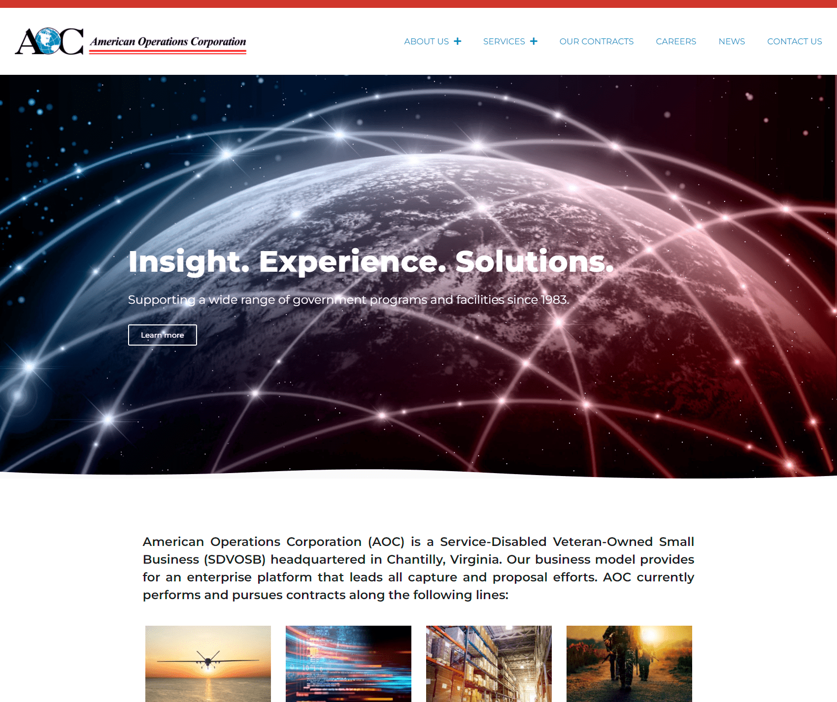 American Operations Corporation Website